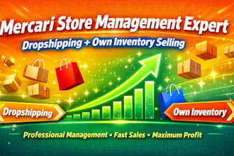 be your VA for mercari dropshipping