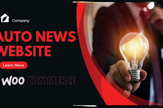 create auto news website