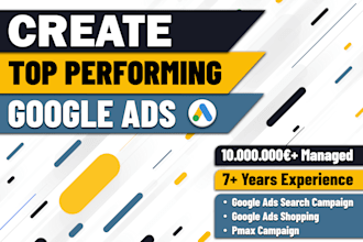 setup and optimize your google search ads and pmax campaigns