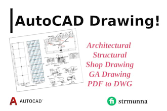 draft your structural detail drawings in autocad