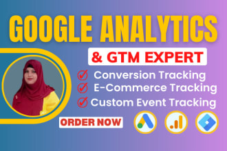 setup google analytics 4 with conversion tracking by GTM