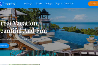 build hotel booking website, hotel reservation airbnb clone real estate website