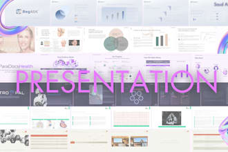 design sales presentation and pitch deck for your business