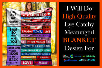 do blanket design for printful customcat printify subliminator pillowprofits