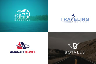 do travelling logo, outdoor, agency, hiking design