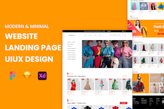 design professional website uiux and landing page in figma