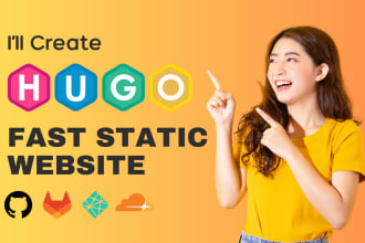 be your best website developer to create static website