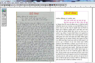 do fast perfect hindi typing ,retype from text screenshot, document typing