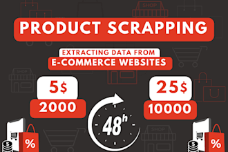 scrape product info from any ecommerce website