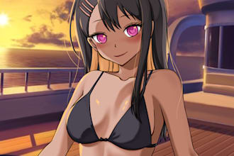 do nsfw and sfw art in my anime style