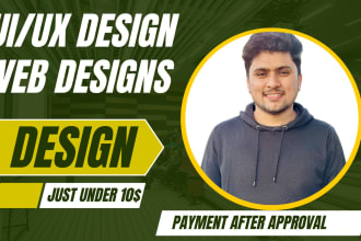do website and mobile ui ux designs and mockups