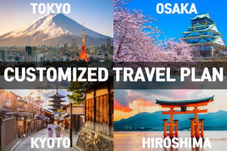 plan a researched travel itinerary for your vacation or trip