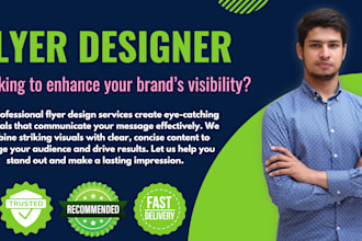 design professional a5 a4 a3 sales flyer poster design