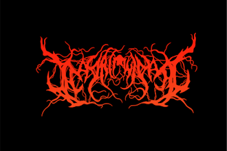 make custom metal logo for your band or tshirt