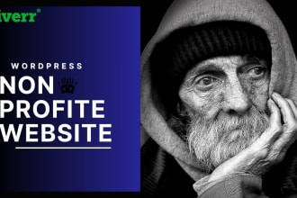 design or redesign nonprofit website,charity website,fundraising website