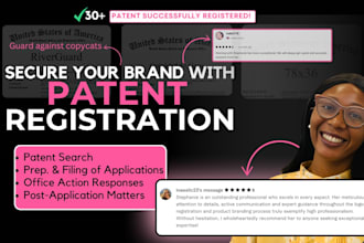 secure your products or inventions with design patents
