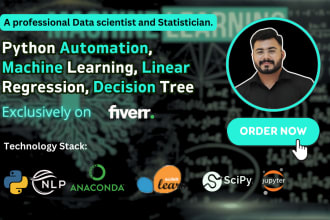 do data automation, cleaning, visualization by using python