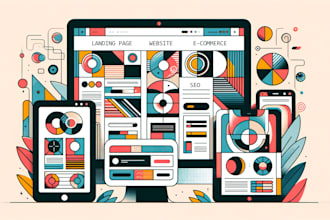 design a wordpress website, online store, or a landing page for a sales funnel