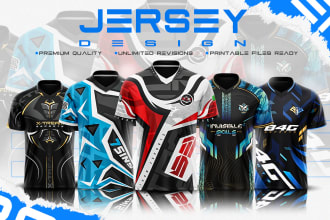 design sublimation esports and gaming jersey or sports merchandise