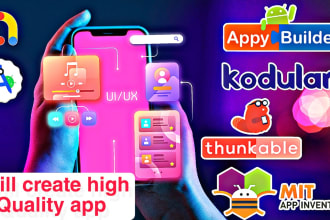 make kodular mit thunkable high performance mobile apps