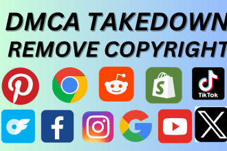 remove copyright violating content  under dmca