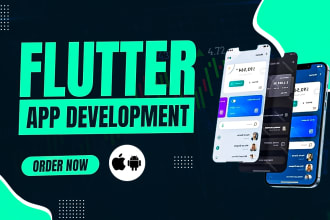 develop flutter app development as android and ios flutter mobile app developer