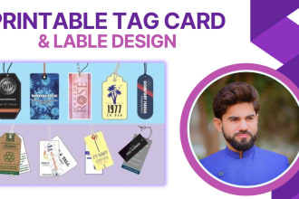design clothing label tags card, brand gift nd coupon card