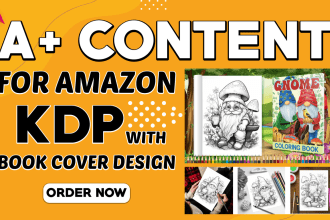 design a plus content for amazon kdp book cover design