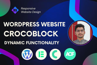 build dynamic wordpress listing website by crocoblock and elementor pro