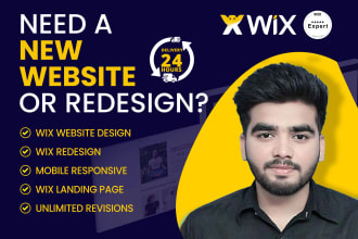 build wix website design wix redesign develop ecommerce website or online store