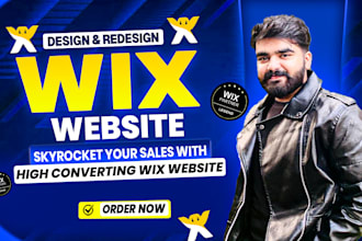 design high converting wix website, wix website redesign revamp