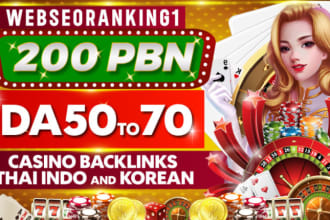 do 200 high quality da 70 to 50 dofollow SEO backlinks