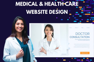 develop medical, healthcare, dental, clinic, hospital website