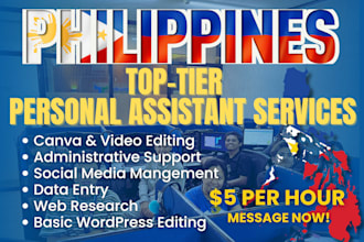 be your affordable filipino personal assistant