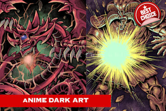 create tshirt design american comic, anime and manga style