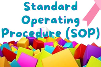 write standard operating procedures sops work instructions