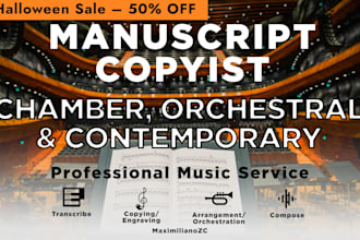 transcribe your music into professional sheet music