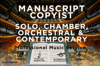transcribe your music into professional sheet music