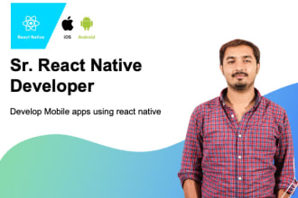 develop mobile app using react native with node js or nest js backend