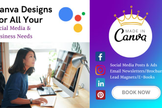 be your canva expert and designer