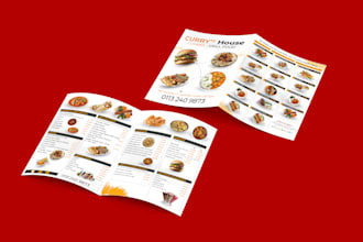 create amazing restaurant flyer design or food menu