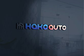 create a 3d automotive logo design for your business