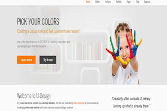 customize u design wordpress theme