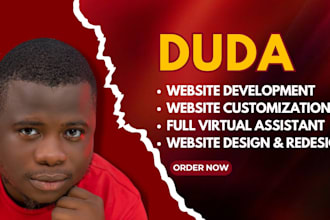 provide professional website design and development using duda cms builder
