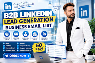 do b2b linkedin lead generation business email list