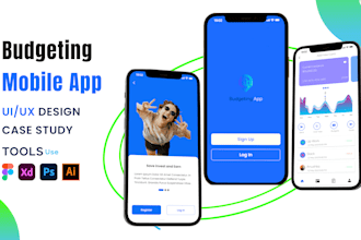do unique UX UI case study for you portfolio in figma