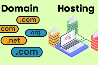 buy domain, hosting, and email for you with cpanel and SSL