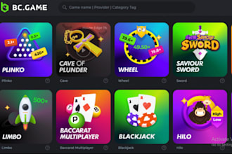 build blackjack, baccarat, crash game, poker, p2e, nft game,crypto game website