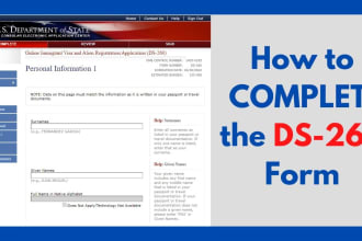 expertly fill your ds 160 visa application