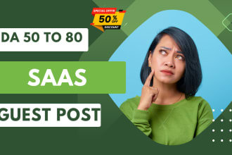 do guest post on  saas high da site with dofollow backlink